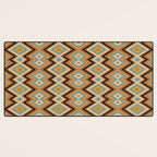 Boho Western Geometric Pattern V Desk Mat Gallery Image 3