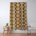 Boho Western Geometric Pattern V Window Curtain Gallery Image 5