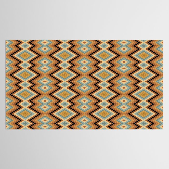 Boho Western Geometric Pattern V Tablecloth Gallery Image 2