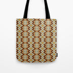 Boho Western Geometric Pattern V Tote Bag Gallery Image 1