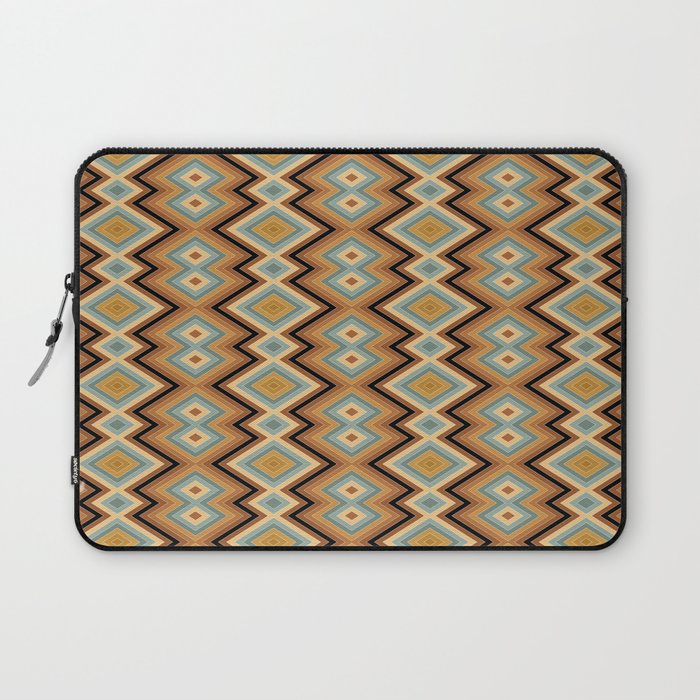 Boho Western Geometric Pattern V Laptop Sleeve Gallery Image 1