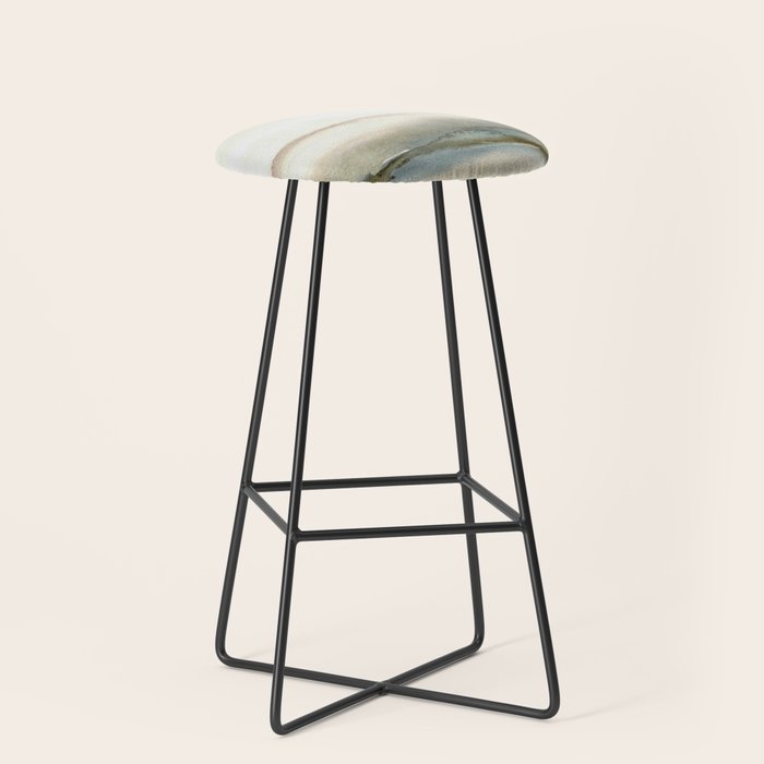 Abstract Oil Painting No. 61 Stool Gallery Image 1