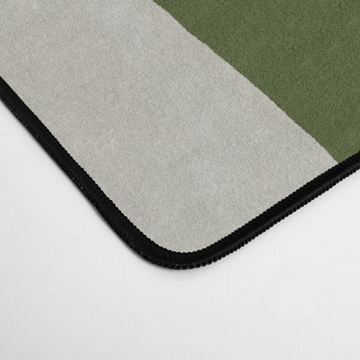 checkerboard hand-painted-olive Desk Mat Gallery Image 4