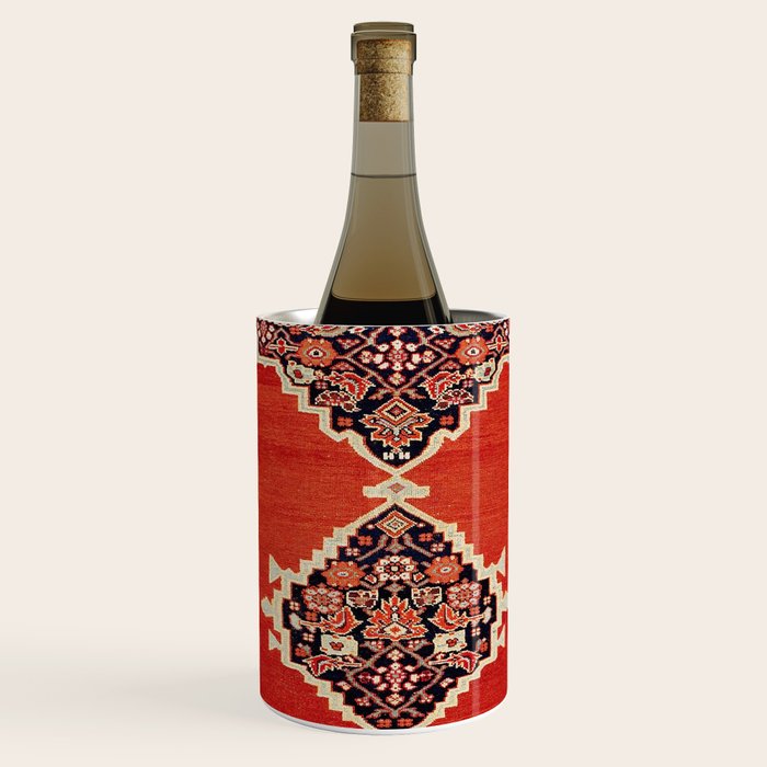 Bijar Kurdistan Northwest Persian Carpet Print Wine Chiller Gallery Image 1