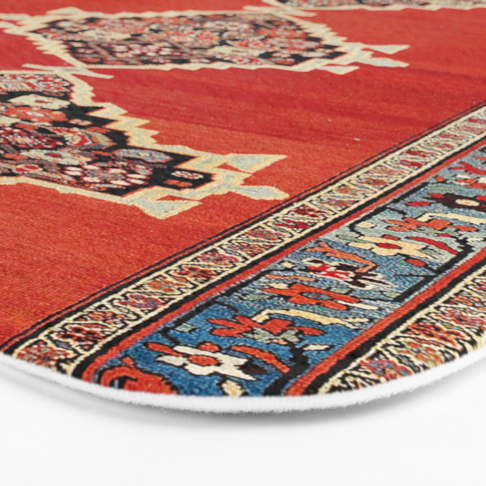 Bijar Kurdistan Northwest Persian Carpet Print Bath Mat Gallery Image 3