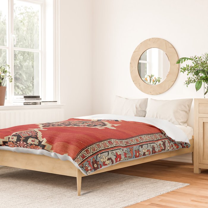 Bijar Kurdistan Northwest Persian Carpet Print Duvet Cover Gallery Image 2
