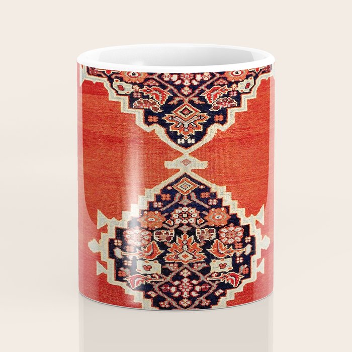 Bijar Kurdistan Northwest Persian Carpet Print Coffee Mug Gallery Image 4