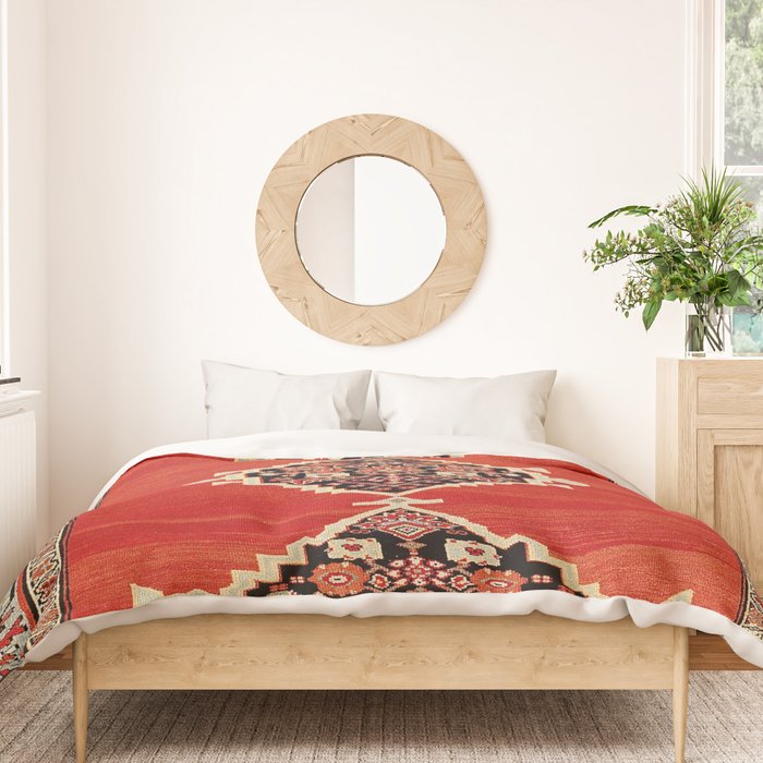 Bijar Kurdistan Northwest Persian Carpet Print Duvet Cover Gallery Image 3