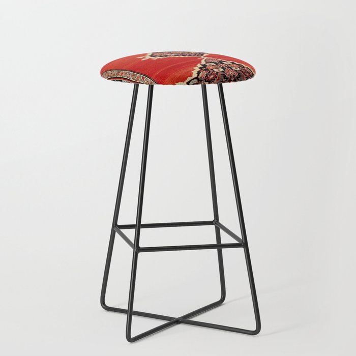 Bijar Kurdistan Northwest Persian Carpet Print Stool Gallery Image 1
