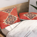 Bijar Kurdistan Northwest Persian Carpet Print Pillow Sham Gallery Image 2