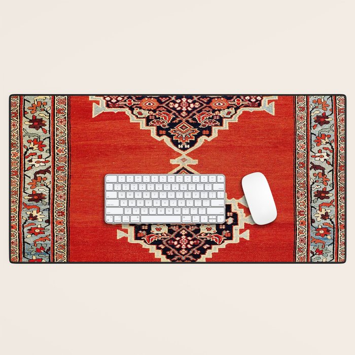 Bijar Kurdistan Northwest Persian Carpet Print Desk Mat Gallery Image 1