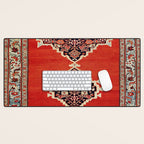 Bijar Kurdistan Northwest Persian Carpet Print Desk Mat Gallery Image 1