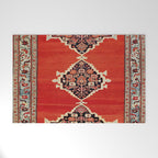 Bijar Kurdistan Northwest Persian Carpet Print Welcome Mat Gallery Image 1