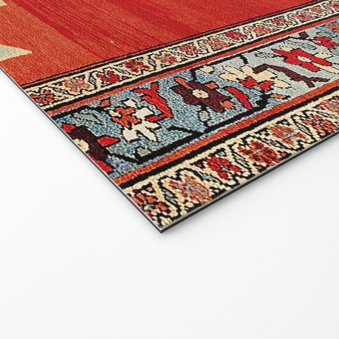 Bijar Kurdistan Northwest Persian Carpet Print Welcome Mat Gallery Image 2