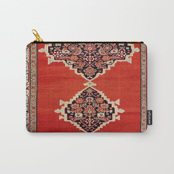 Bijar Kurdistan Northwest Persian Carpet Print Carry All Pouch Gallery Image 1