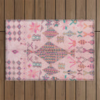 Traditional Moroccan Berber Style Design D1 Outdoor Rug Gallery Image 1