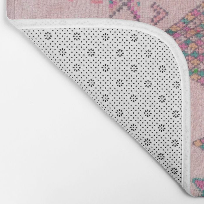 Traditional Moroccan Berber Style Design D1 Bath Mat Gallery Image 2