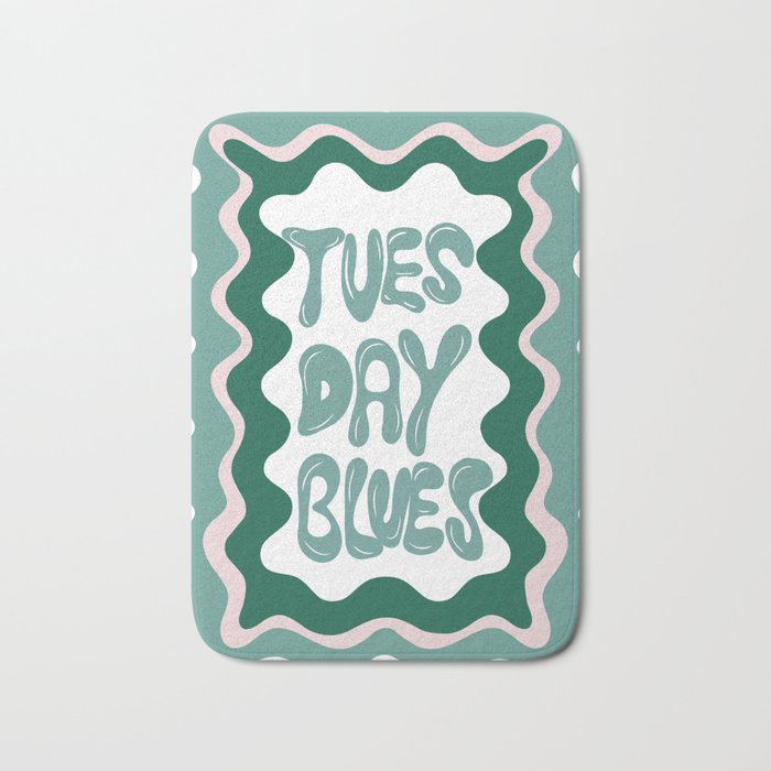 Tuesday-Blues Bath Mat Gallery Image 1