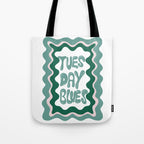 Tuesday-Blues Tote Bag Gallery Image 1