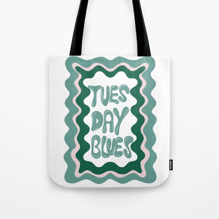 Tuesday-Blues Tote Bag Gallery Image 1