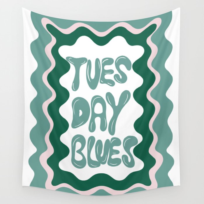 Tuesday-Blues Wall Tapestry Gallery Image 4