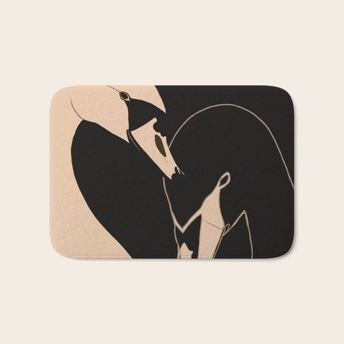 Two Swans Bath Mat Gallery Image 1