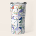 Abstract forms of lines 77G Travel Mug Gallery Image 2
