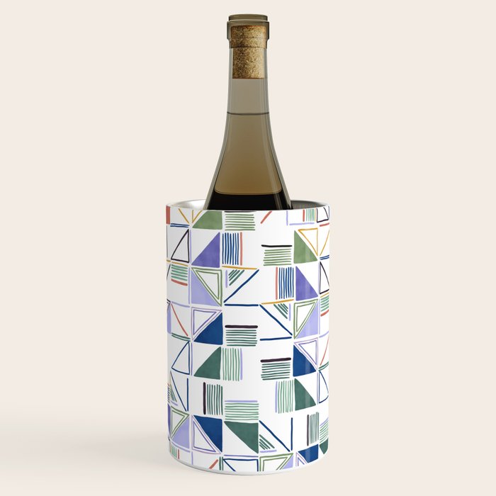 Abstract forms of lines 77G Wine Chiller Gallery Image 2