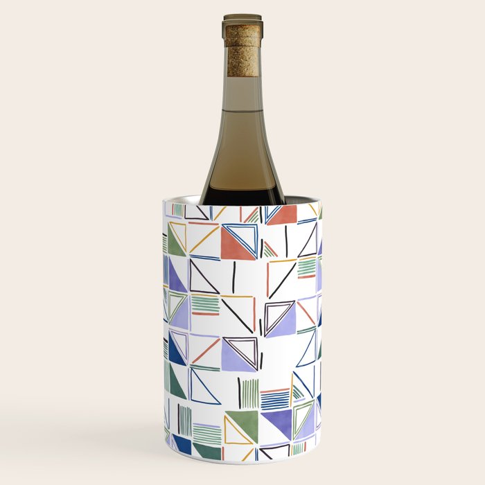Abstract forms of lines 77G Wine Chiller Gallery Image 1