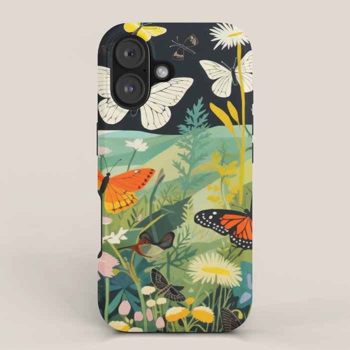 Butterfly Rolling Hills Paradise iPhone Case Gallery Image 1