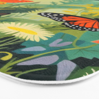 Butterfly Rolling Hills Paradise Bath Mat Gallery Image 3