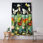 Butterfly Rolling Hills Paradise Window Curtain Gallery Image 5