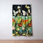 Butterfly Rolling Hills Paradise Window Curtain Gallery Image 3
