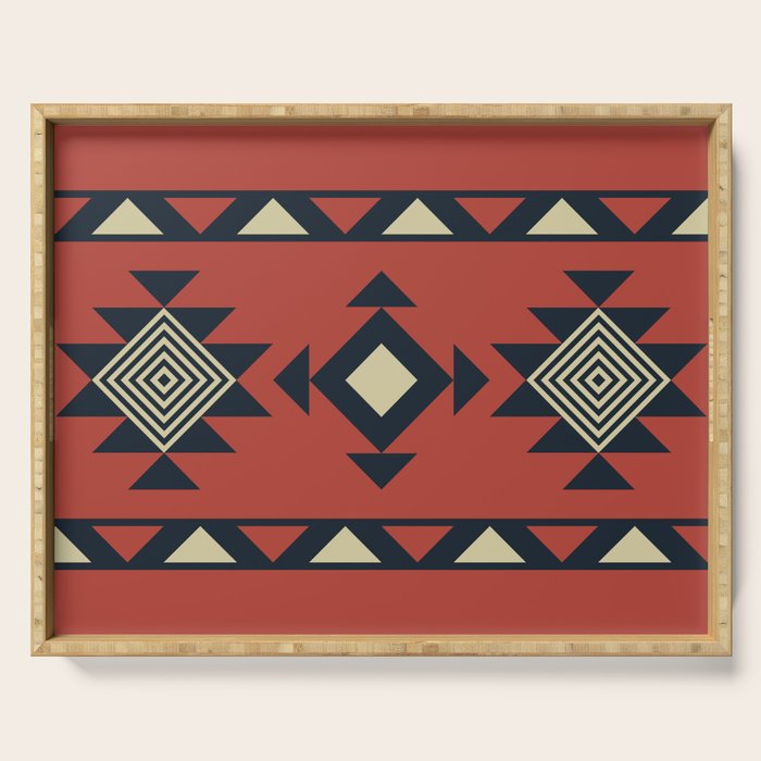Aztec pattern Serving Tray Gallery Image 1