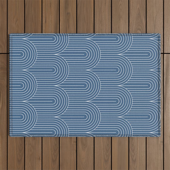 Art Deco Arch Pattern XXIX Outdoor Rug Gallery Image 1