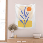 Nature's Balance Abstract Landscape Wall Tapestry Gallery Image 2