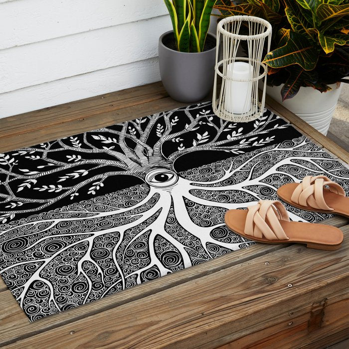Druid Tree of Life Outdoor Rug Gallery Image 2