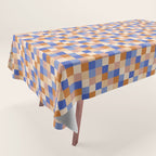 Bold Retro Checks Pattern - Small XXIX Tablecloth Gallery Image 1
