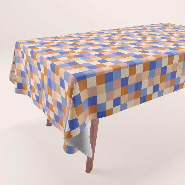 Bold Retro Checks Pattern - Small XXIX Tablecloth Gallery Image 1
