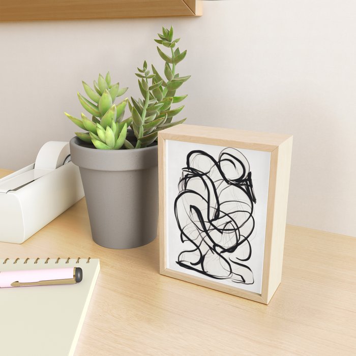 Abstract Art Hug 2 Mini Art Print Gallery Image 2