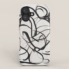 Abstract Art Hug 2 iPhone Case Gallery Image 1