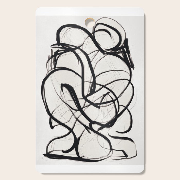 Abstract Art Hug 2 Cutting Board Gallery Image 1