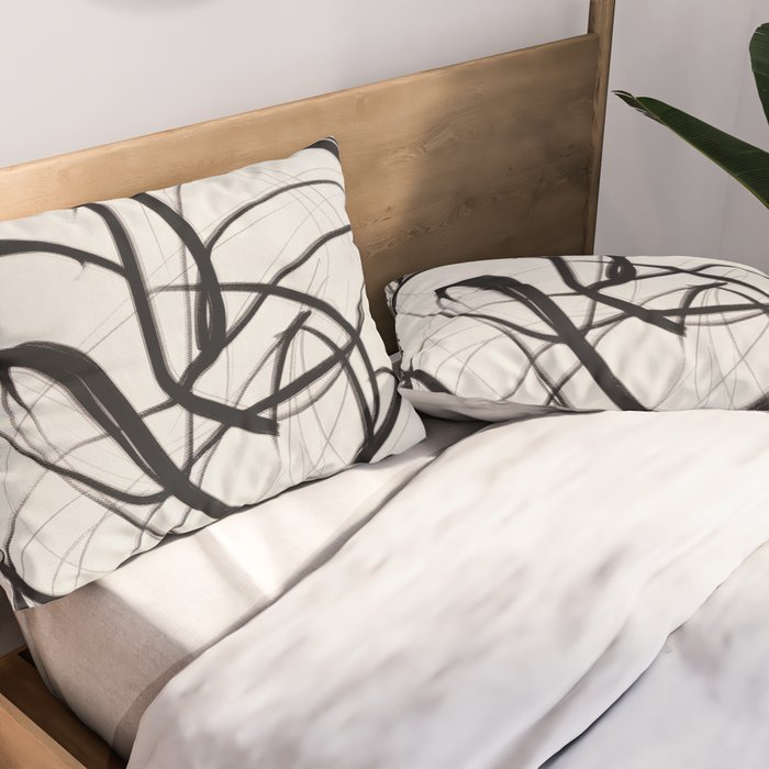 Abstract Art Hug 2 Pillow Sham Gallery Image 2