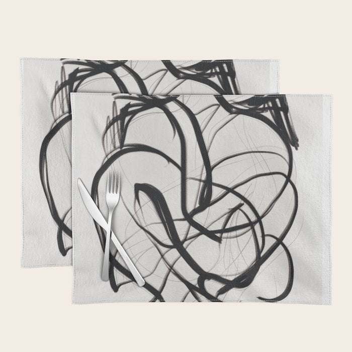 Abstract Art Hug 2 Placemat Gallery Image 1