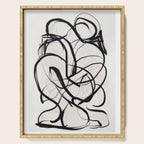 Abstract Art Hug 2 Serving Tray Gallery Image 1
