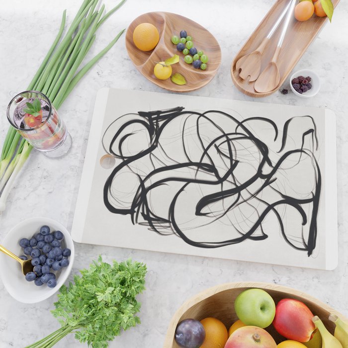Abstract Art Hug 2 Cutting Board Gallery Image 2