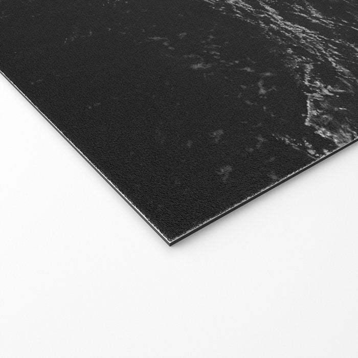 Dark Ocean in Black and. White Welcome Mat Gallery Image 2