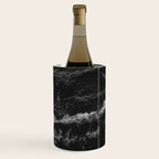 Dark Ocean in Black and. White Wine Chiller Gallery Image 2