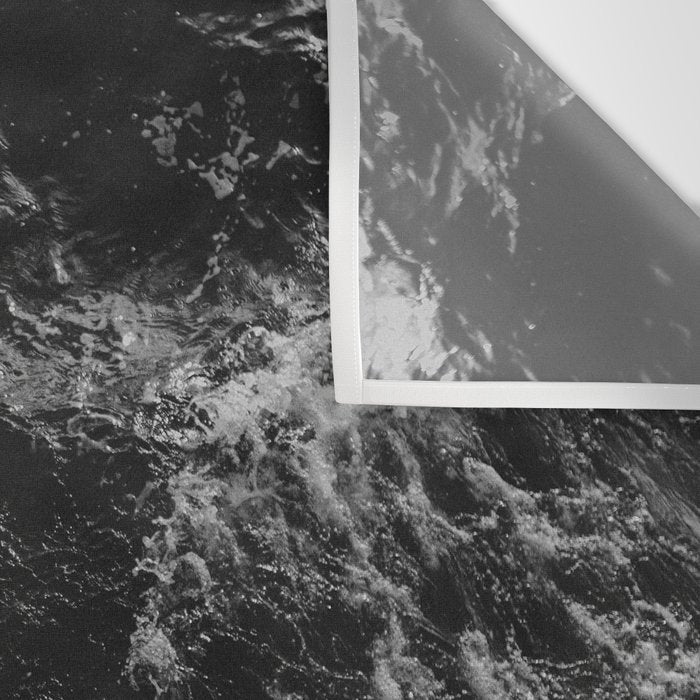Dark Ocean in Black and. White Wall Tapestry Gallery Image 3