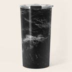 Dark Ocean in Black and. White Travel Mug Gallery Image 1